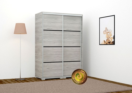 Borneo Tolóajtós Gardrób (140 cm)