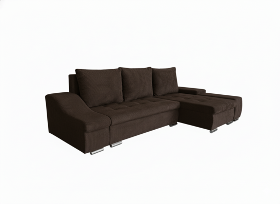 Róma Kord Sarokkanapé Barna